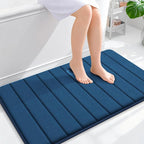 OLANLY Memory Foam Bath Mat 40x24, Super Soft Absorbent Bathroom Rugs, Quick Dry by OLANLY