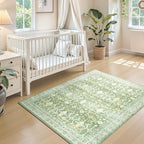 Lofus 3x5 Area Rug for Entryway, Light Green Non Slip Area Rugs for Kitchen - Image 5