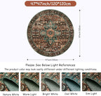 Moynesa Ultra-Thin Washable Round Rug - 4Ft Round Area Rugs - Image 2