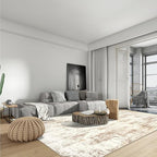 5x7 Area Rugs Washable Rug: Modern Abstract Living Room Rug Soft Anti-Skid Thin - Image 3