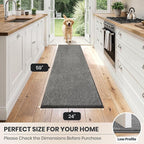 PURRUGS Dirt Trapping Door Mat 24" x 59", Non-Slip Machine Washable Entryway Rug - Image 8