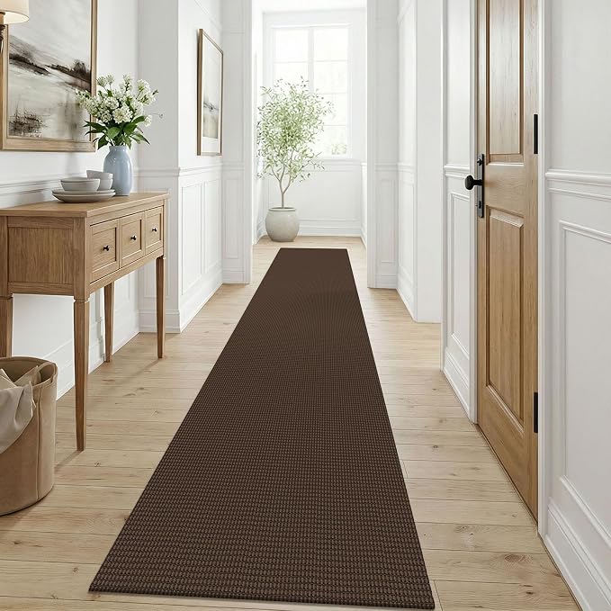KOZYFLY Cotton Runners for Hallway 3x9, Wide Washable Runner Rug, Woven Non - Image 8