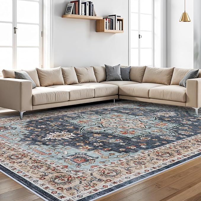 Washable Oriental Area Rug by TOPRUUG