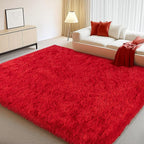 Large Shag Rugs 6 x 9, Soft Fuzzy Plush Carpet by WISHTREE