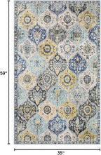 Lahome Moroccan Trellis Washable Small Area Rug, 3x5 Area Rug - Image 2