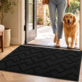 hicorfe Indoor Doormat, Welcome Door Mat TPR Backing Non Slip Mats 20"x32" by Hicorfe