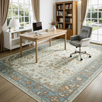 Lessymo Washable Area Rug for Living Room, 9x12 Large Rugs - Image 8