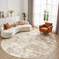 8ft Round Area Rug by MICGEEK