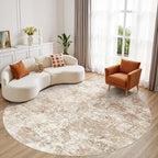 5ft Round Area Rug by MICGEEK