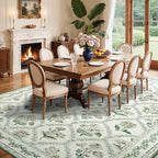 LIANLAM Checkered Rug 8x10 Area Rugs - Image 4