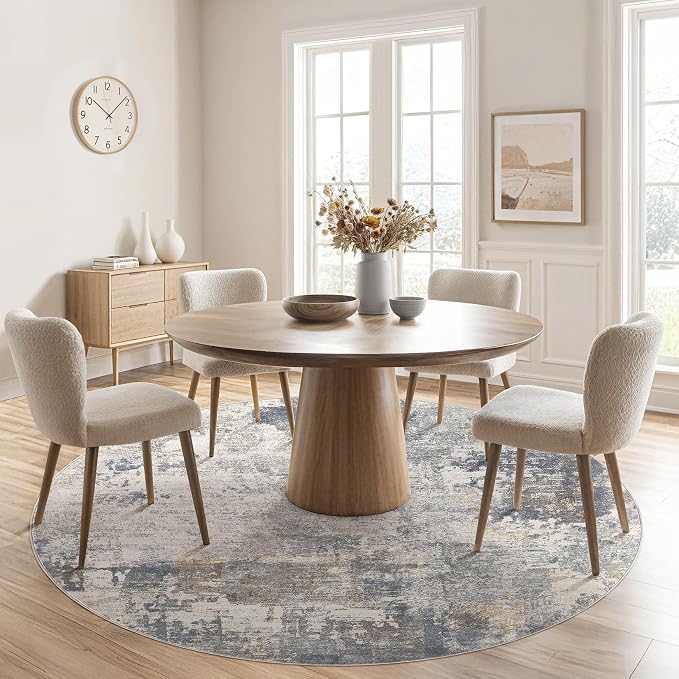 UERMEI 6ft Round Area Rug Living Room Rugs - Image 4