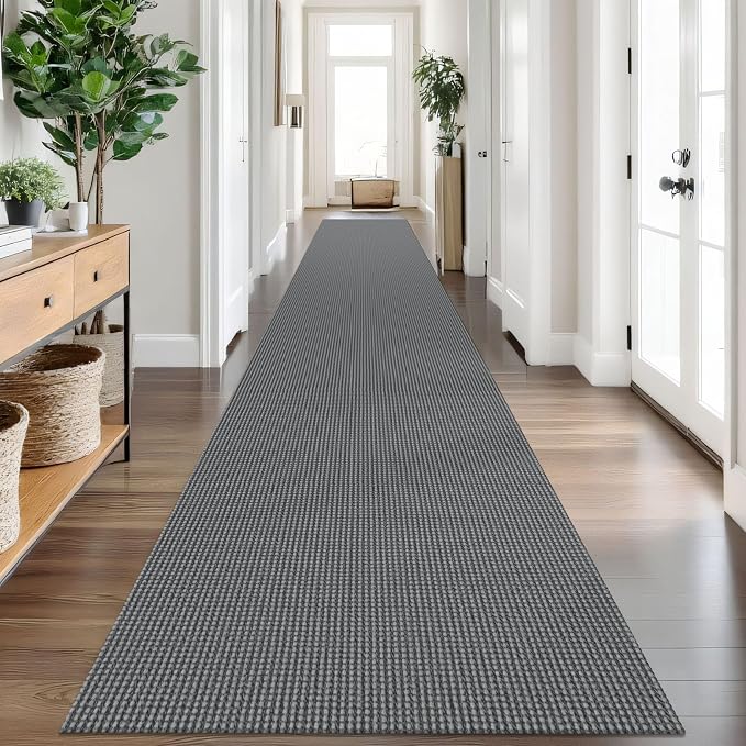 IOHOUZE Washable Exrea Long Hallway Runner Rug 3x18 Non Slip Rubber Backed by iOhouze