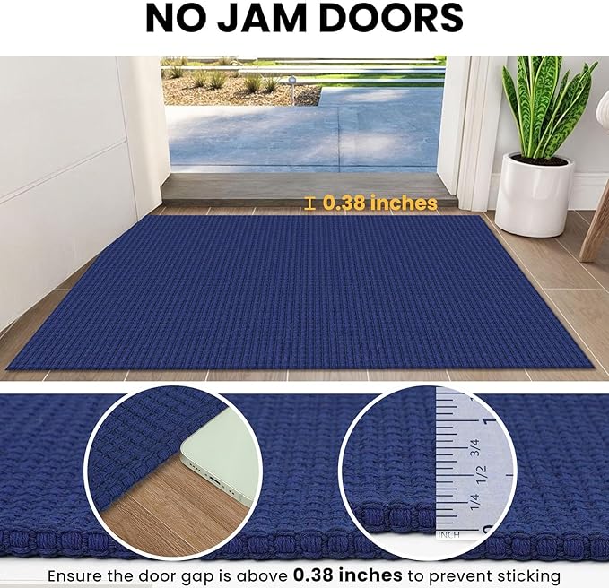 IOHOUZE Washable Runner Rug 3x10 Non Slip Rubber Backed Long Hallway Runner - Image 3