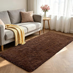 Shag Runner Rug for Bedroom Living Room 3x7 Upgrade Non-Slip Fluffy Soft - Image 2