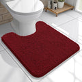 OLANLY Toilet Rugs U-Shaped 20x20, Extra Soft Absorbent Chenille Contour by OLANLY