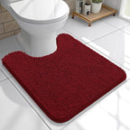 OLANLY Toilet Rugs U-Shaped 20x20, Extra Soft Absorbent Chenille Contour by OLANLY