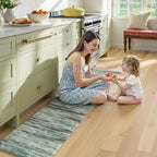 KIMODE Kitchen Mats Cushioned Anti Fatigue, Abstract Kitchen Rugs Sets of 2 - Image 8