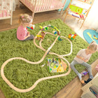 LOCHAS Ultra Soft Indoor Modern Area Rugs Fluffy Living Room Carpets - Image 6
