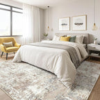 10x12 Area Rug Living Room: Washable Large Abstract Modern Soft Rugs Stain - Image 4