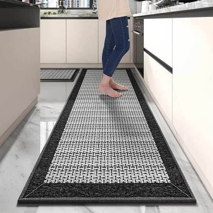 PADOOR Non Slip Kitchen Rugs Sets of 2 by PADOOR