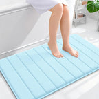 OLANLY Memory Foam Bath Mat 40x24, Super Soft Absorbent Bathroom Rugs, Quick Dry by OLANLY