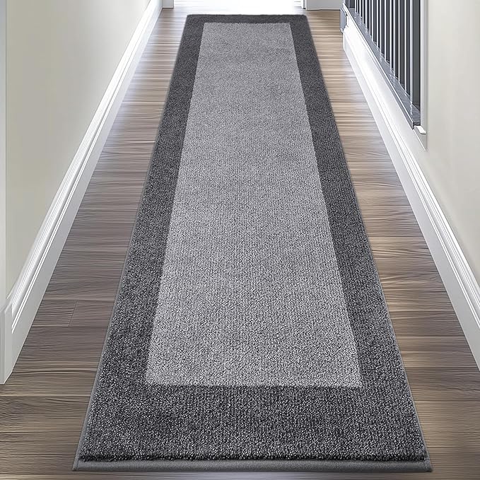 Machine Washable Kitchen Rug 24" x 96", Non Slip Kitchen Mat by Unknown