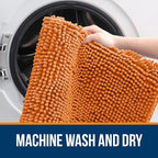 OLANLY Large Bathroom Rugs 50x30, Extra Soft Absorbent Chenille Bath Rugs - Image 5