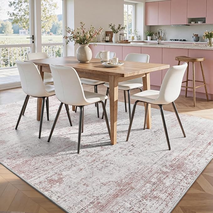 4x6 Ft Area Rugs for Living Room, Soft Non-Slip Washable Rugs Modern Abstract - Image 9