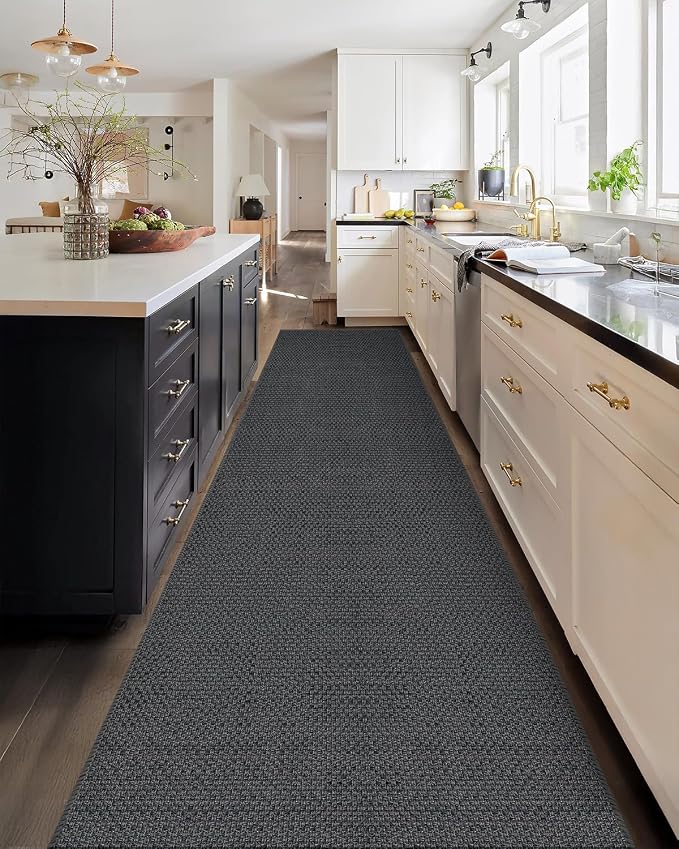 Color&Geometry Door Mat 2'4"x10' Runner Rug - Image 9