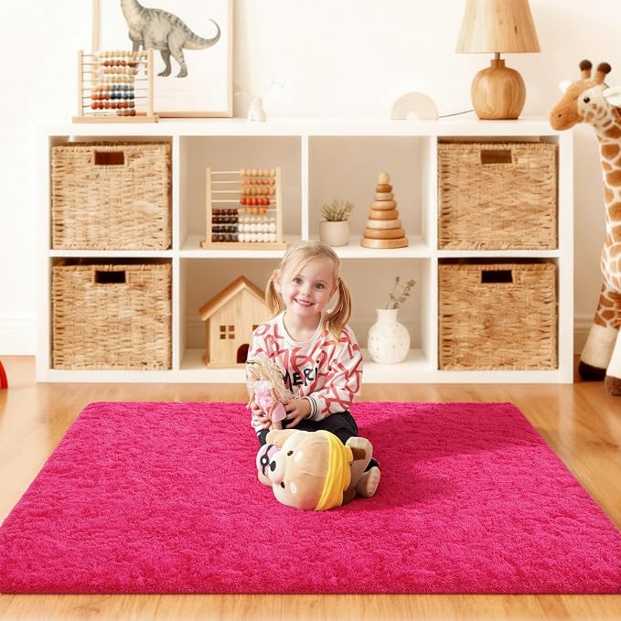 4x6 Rugs for Bedroom, Fluffy Area Rugs for Living Room, Small Fuzzy Shag Soft - Image 6