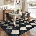 Lahome Machine Washable Area Rug 6x9, Soft Large Bedroom Rug Non Slip Living - Image 3