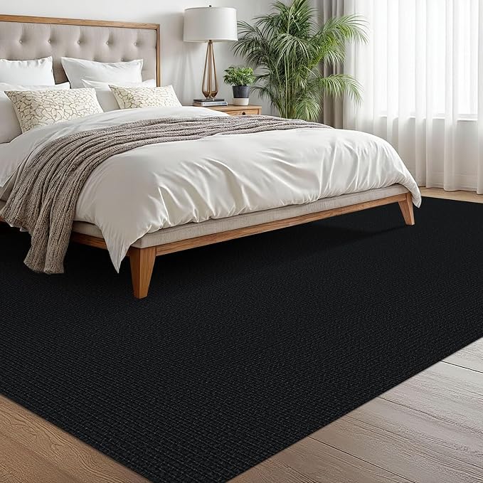 EARTHALL Washable Area Rugs 6x9 Ft Non Slip Living Room Rugs Cotton Rubber - Image 5