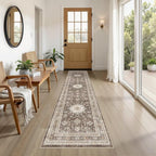 Vintage Hallway Runner Rug 2x8: Large Soft Washable Entryway by COTILED