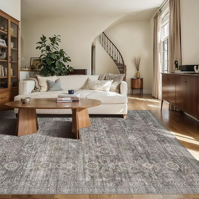 Rugxara 6x9 Area Rugs for Living Room Bedroom, Large Washable Rug, Non Slip & - Image 2