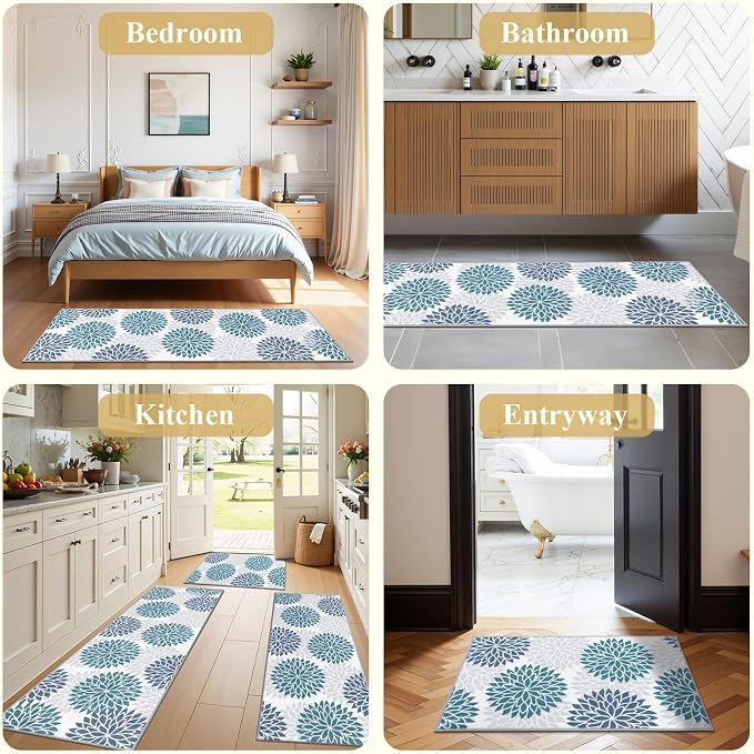Ileading Boho Kitchen Rugs Sets 3 Piece - Image 4