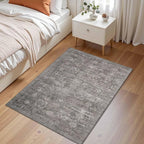 Rugxara Entryway Rug Door Mat, Washable Samll 2x3 Rug, Boho Grey Front Door Mat - Image 2