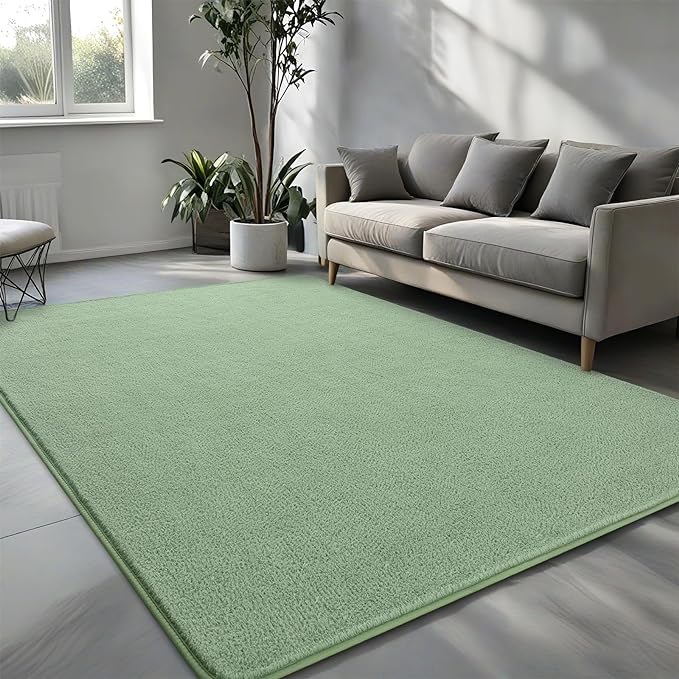 Pettop 4x6 ft Light Green Area Rugs - Image 2