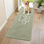 Smiry Dog Door Mat for Muddy Paws, Absorbent Dirt Trapper Non Slip Quick Dry by Smiry
