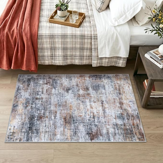 IOHOUZE Abstract Area Rug 3x4 Ft Washable Rugs - Image 8