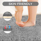 Ultra Soft Rug for Living Room, 6X9 Fluffy Shag Area Rug for Bedroom, Modern - Image 5