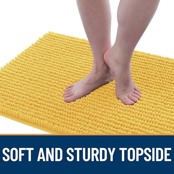 OLANLY Dog Door Mat for Muddy Paws 24x16, Ultra Absorbent Chenille Mud Doormat - Image 3