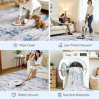 Area Rug Living Room Rugs: 8x10 Large Soft Indoor Carpet Modern Abstract Rug - Image 6