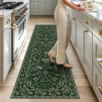 HEBE Washable Hallway Runner Rug 2'x 6' Non Slip Kitchen Rugs Runner, Low Pile - Image 9