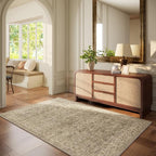 Washable Entryway Small Area Rugs: Door Mat Indoor Entrance 4x6 Boho Rug Stain - Image 4