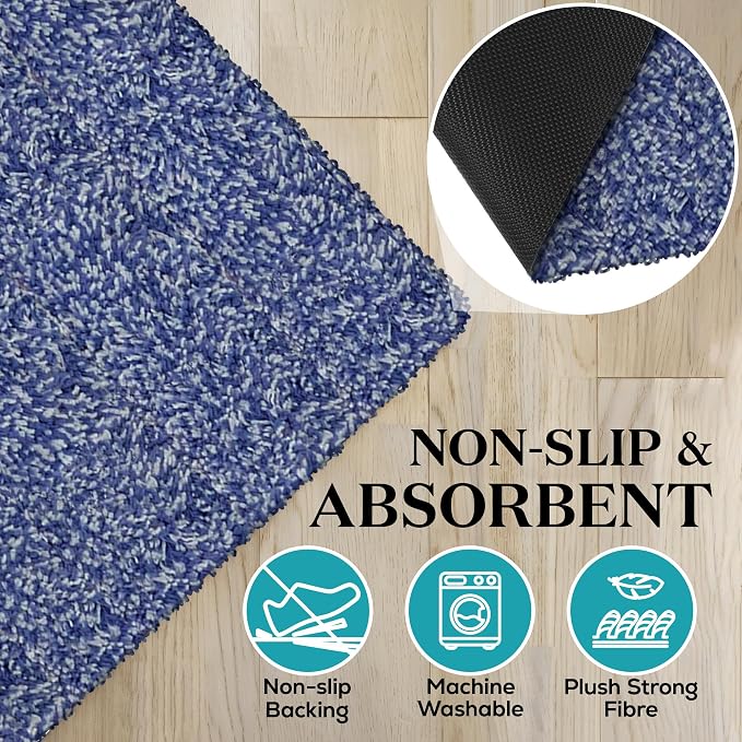 Premium Microfiber Indoor Door Mat – 36"x60" Washable Entry Mat, Waterproof - Image 5