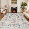 9x12 Area Rugs Washable Rug: Large Boho Living Room Rug Soft Non-Slip Low Pile by Yidanamy