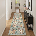DUKINO 2x10 Runner Rug for Hallway, Washable Kitchen Rug by DUKINO