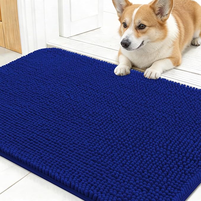 OLANLY Dog Door Mat for Muddy Paws 24x16, Absorbs Moisture and Dirt, Absorbent by OLANLY
