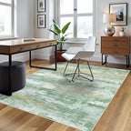 5x7 Area Rugs for Living Room Rug Washable: Abstract Rug for Dining Room - Image 4