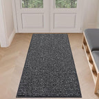 BEQHAUSE Dirt Trapper Door Mat 24" x 60", Non-Slip Washable Doormats Entrance by BEQHAUSE
